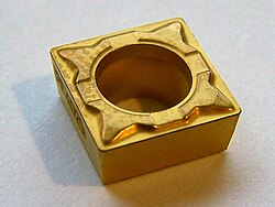 Plaquita de tornear de metal duro normalizada