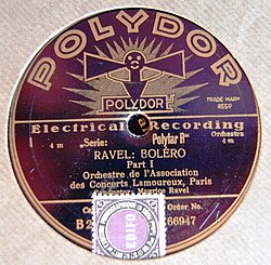 Primera grabación histórica del Bolero