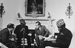Reunión diplomática de Mobutu Sese Seko
