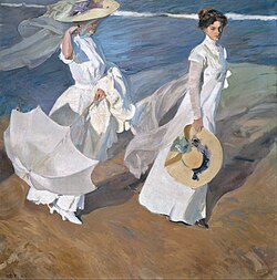 Paseo a orillas del mar (1909)