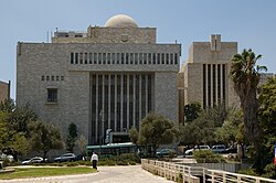 Gran Sinagoga de Jerusalén, sede central del Gran Rabinato de Israel.