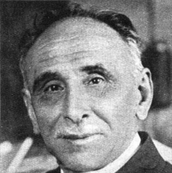 Melquíades Álvarez, líder del partido, en 1931