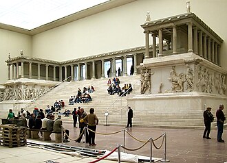 Altar de Pérgamo expuesto en el Museo de Pérgamo de Berlín
