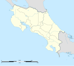 Mapa de Costa Rica destacando la ubicación de Alajuela