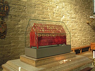 Los restos de santa Brígida en Vadstena