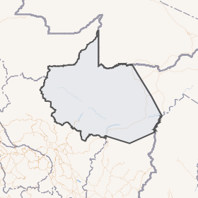 Mapa de ubicación del Departamento de Madre de Dios