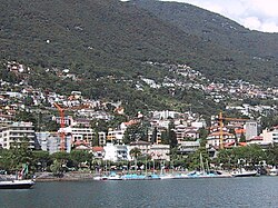 Paisaje y vistas representativas del entorno en la comuna de Muralto