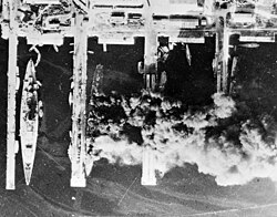 Hundimiento de la flota francesa en Tolón en 1942