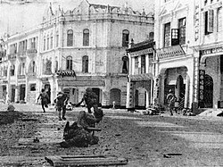 Tropas japonesas en Kuala Lumpur durante la Segunda Guerra Mundial