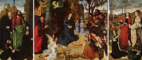 Tríptico Portinari, por H. van der Goes
