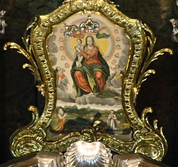 Copia de la imagen de Nuestra Señora de la Misericordia en la Catedral de Lwów