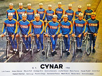 Logotipo o imagen representativa del equipo ciclista Cynar