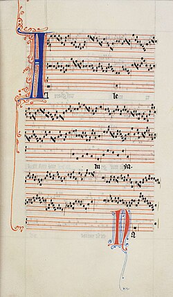 Alleluia nativitas de Pérotin, muestra de polifonía sacra medieval