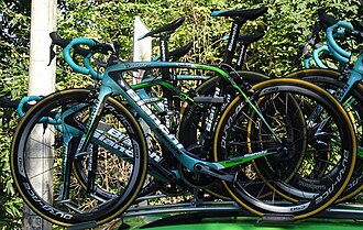 Bicicletas utilizadas por los corredores durante competiciones oficiales