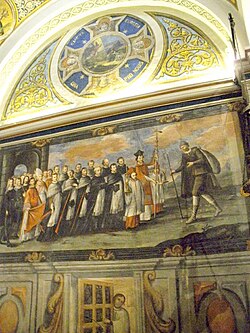 El pastor Guillén entrega las reliquias de Santa Orosia al cabildo de Jaca