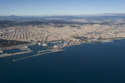 Vista del litoral del AMB