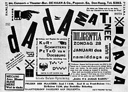 Afiche dadaísta de Theo van Doesburg