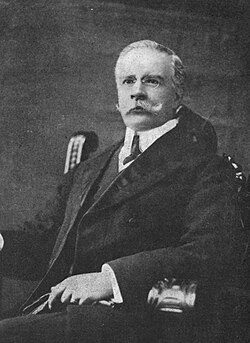 Francisco León de la Barra, expresidente de México y presidente de la Junta de Arbitraje del Tratado de Versalles