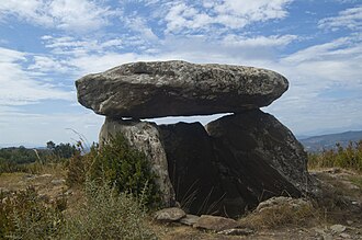 Vista general del Dolmen de Ibirque
