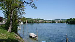 Vista general de Büsingen am Hochrhein
