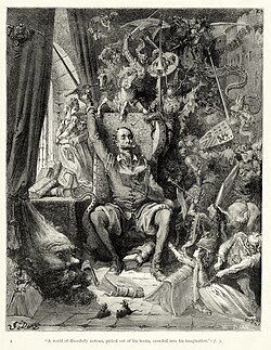 Portada del Quijote ilustrado por Doré