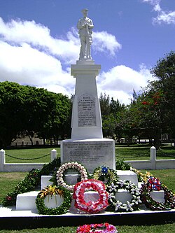 Monumento conmemorativo en Tonga