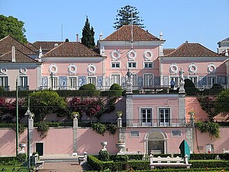 Vista exterior del Palacio de Belém
