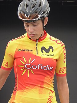 Retrato de la ciclista Lucía González