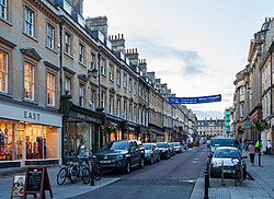 Calle Milsom en Bath