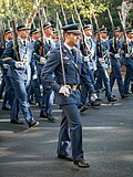 Militares en el desfile