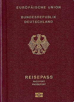 Pasaporte biométrico alemán