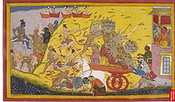 Ilustración del texto épico Ramaiana