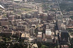 Vista parcial del Texas Medical Center