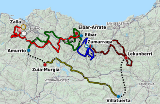 Podio y detalles de la Vuelta al País Vasco 2011