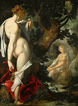 La ninfa Salmacis y Hermafrodito