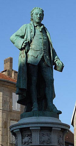Estatua de Denis Diderot
