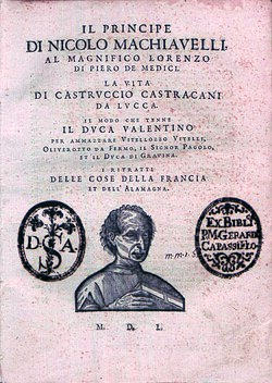 Retrato de Nicolás Maquiavelo
