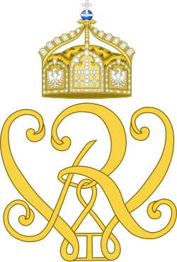 Monograma imperial de Guillermo I