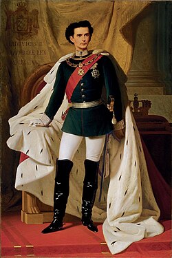 Retrato de Luis II de Baviera