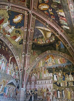 Frescos del Cappellone degli Spagnoli en Santa Maria Novella