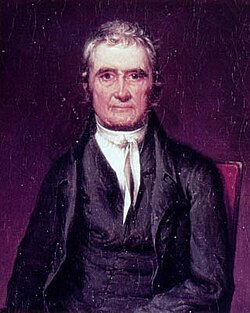 El presidente de la Corte Suprema John Marshall