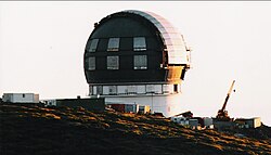 Gran Telescopio de Canarias situado en La Palma.