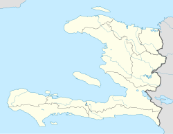 Mapa que muestra la ubicación de Puerto Príncipe en Haití