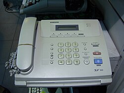 Dispositivo de fax marca Samsung