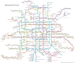 Mapa del Metro de Pekín