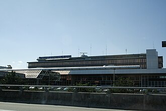 Vista de la terminal de pasajeros del Aeropuerto Internacional de Ginebra