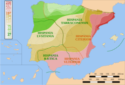 Provincias romanas de Hispania en la época de Augusto