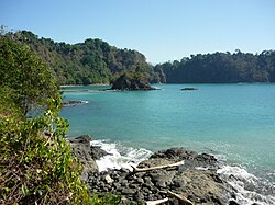 Vista del parque nacional Manuel Antonio en Costa Rica