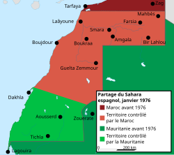 Mapa detallado de las zonas de control