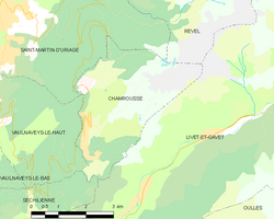Representación gráfica de datos demográficos de Chamrousse